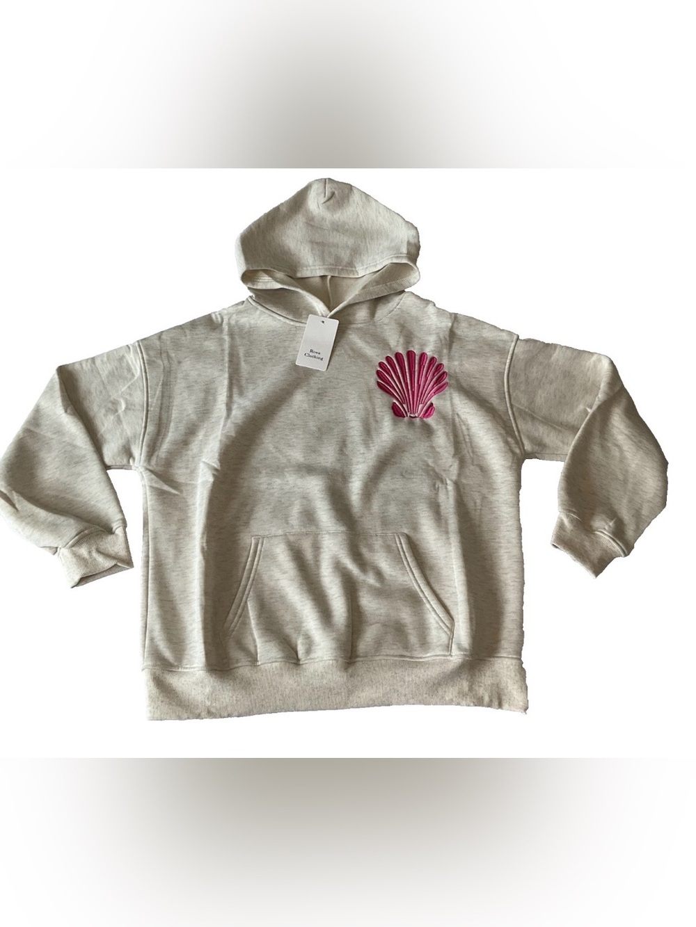 Rosa Clothing Oversized Hoodie Floral Surfboard Embroidered small new
